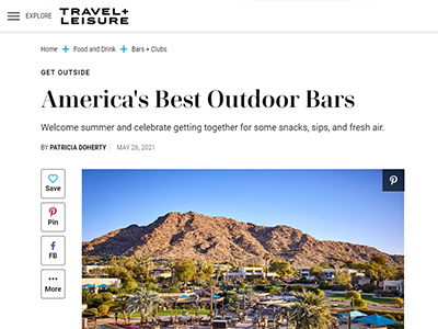 America's Best Outdoor Bars
