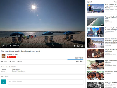 Off-Season in Panama City Beach, Florida